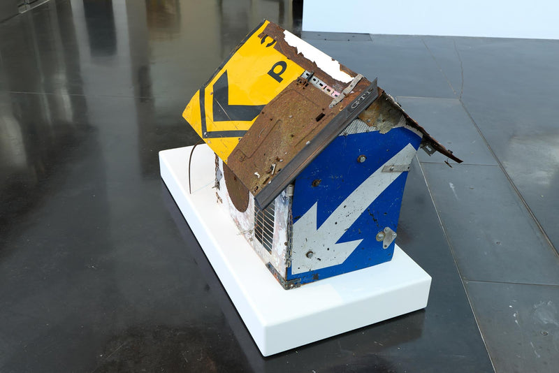 Artwork: Snarling Dog Chained to Its Dog Kennel, Jacob Rock